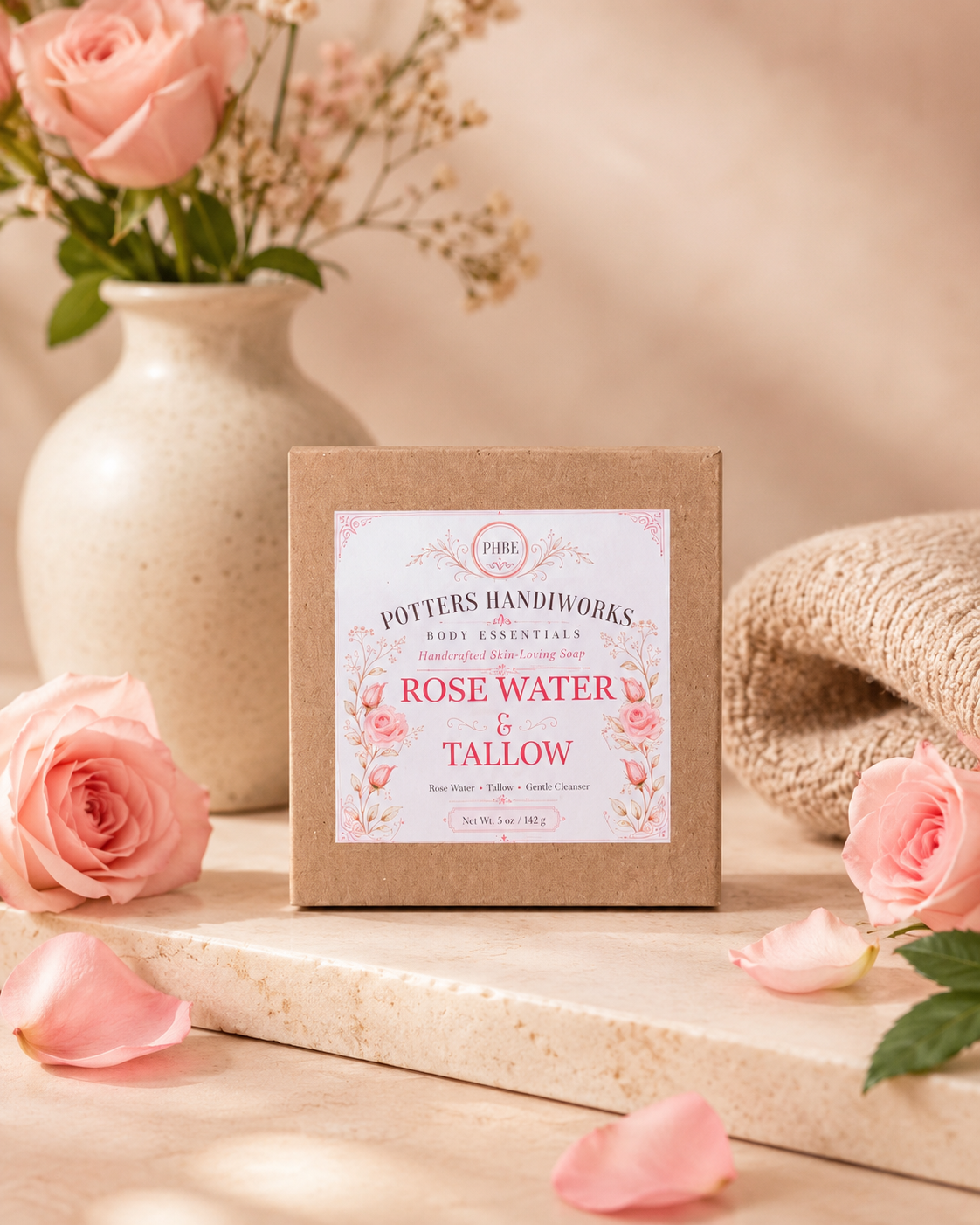 Rose Water & Tallow Soap