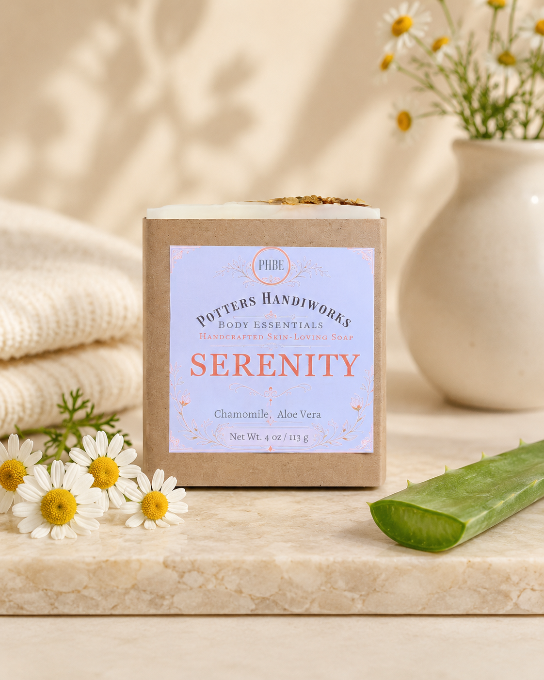 Serenity Chamomile Soap Bar-Limited Edition